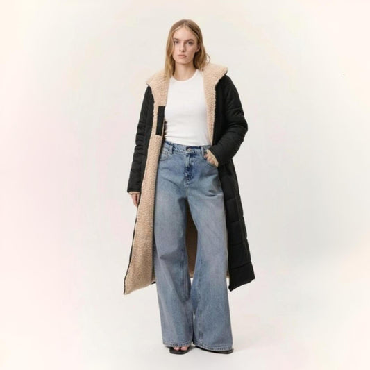 Valeria – Abrigo de invierno con forro de peluche